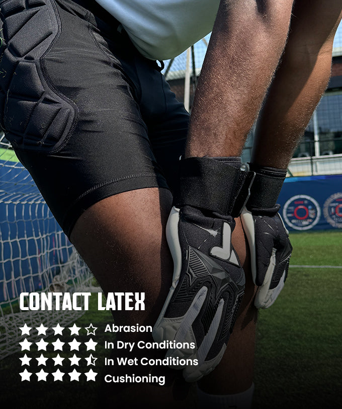 White Professional Goalkeeper Gloves in UK