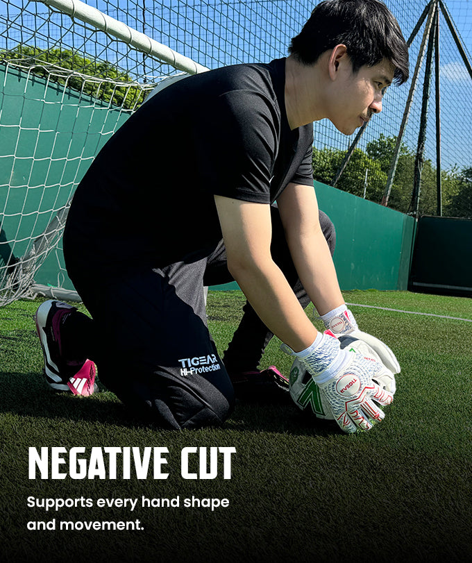 Spark goalie gloves with finger protection in UK