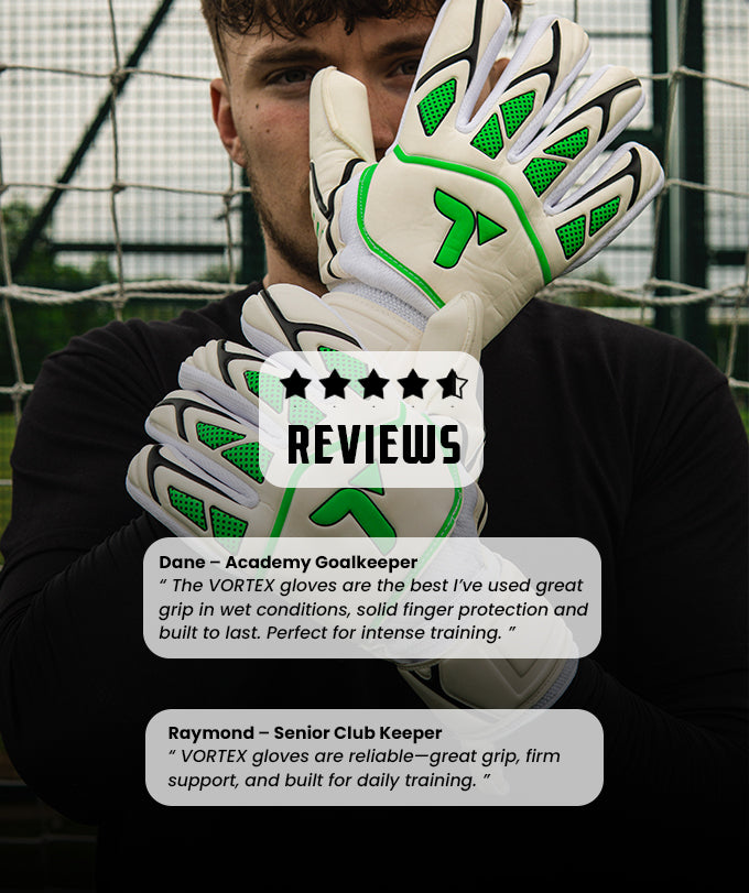 Goalie gloves with finger protection in UK
