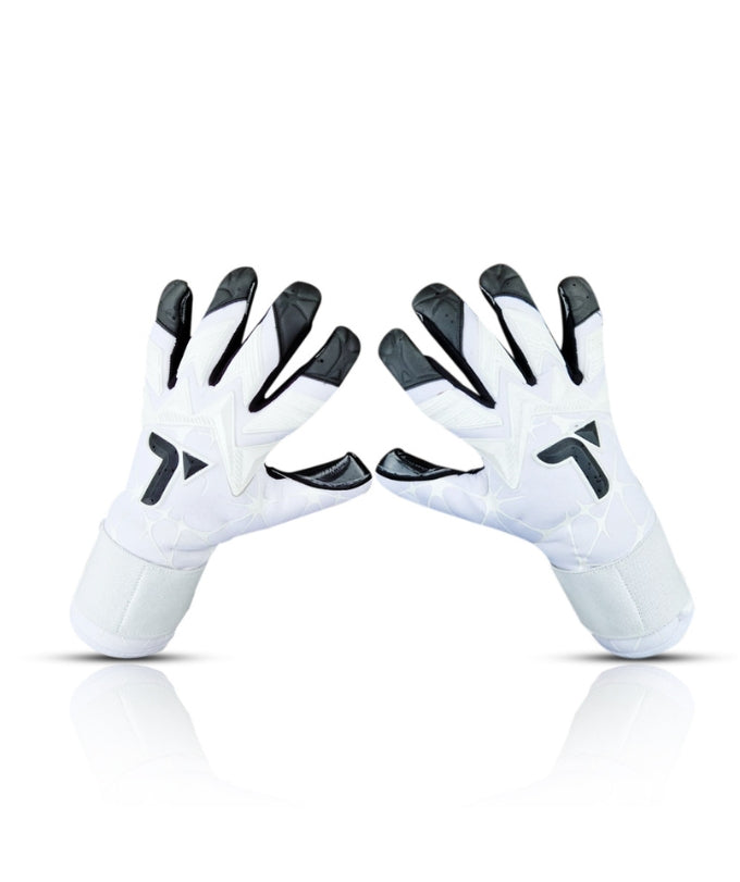 White Professional Goalkeeper Gloves in UK