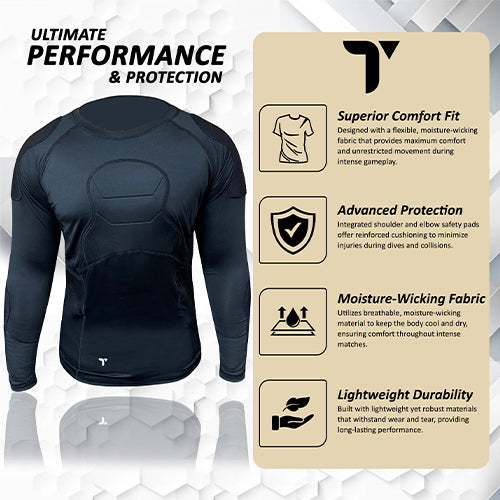 DefenderPro Goalkeeper Padded Top