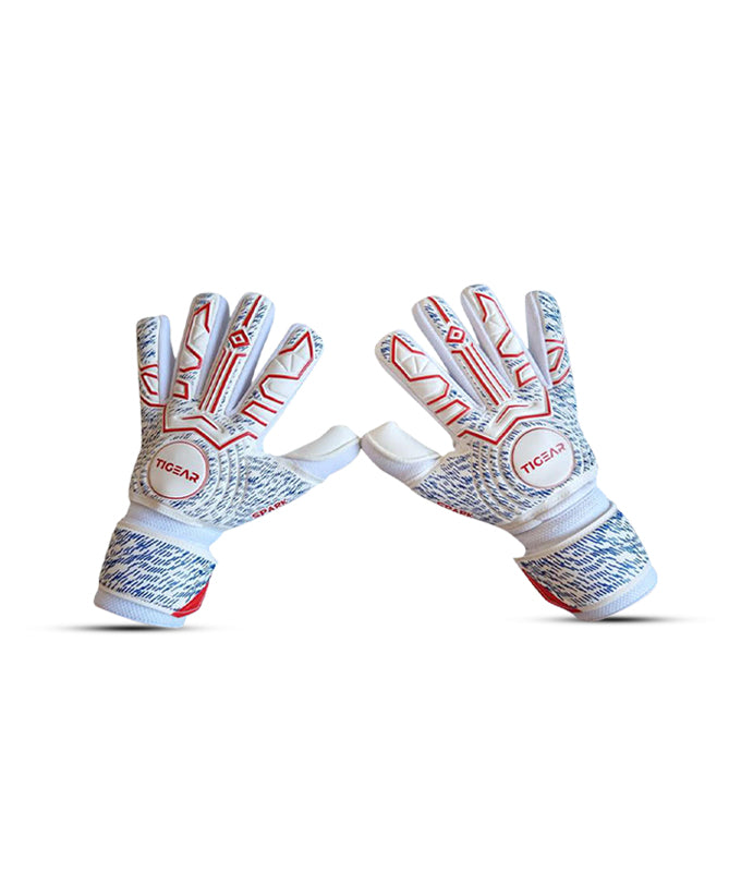 Spark goalie gloves with finger protection in UK