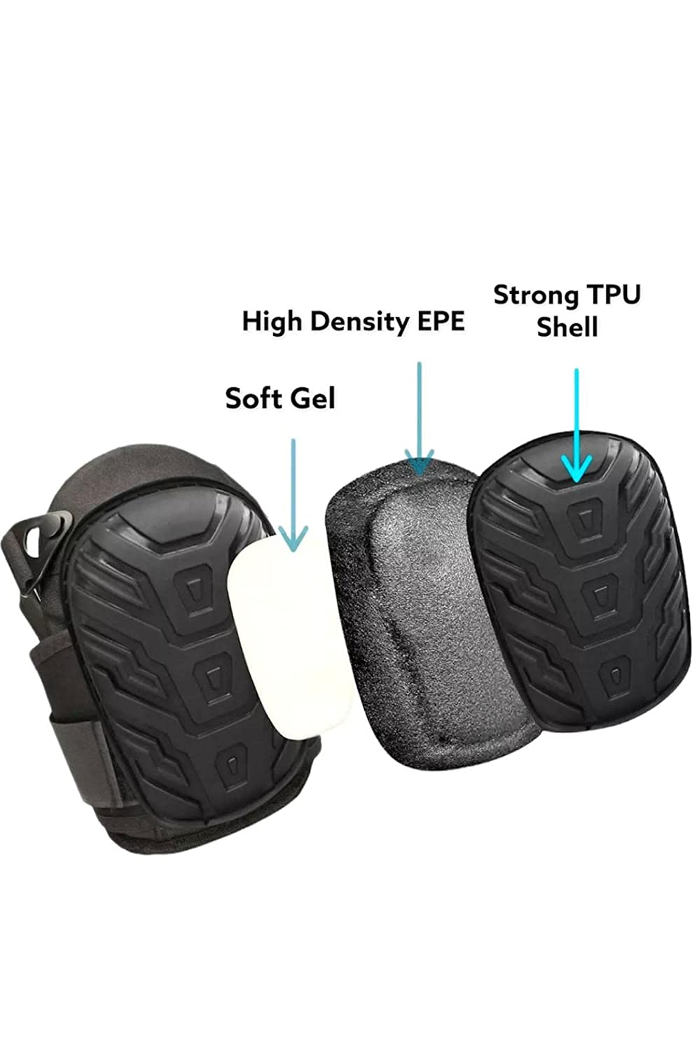 Professional ATNIC Heavy-Duty Knee Pads for Gardening, Flooring & DIY