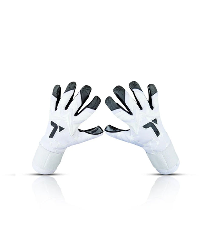 White Professional Goalkeeper Gloves in UK